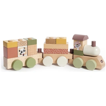 Tiny Love TL1505400458 Drewniane klocki - pociąg -