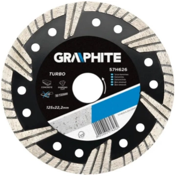 Dimanta disks GRAPHITE 200 mm, asmens diametrs 25.