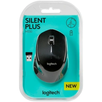 Logitech M330 Silent Plus melns