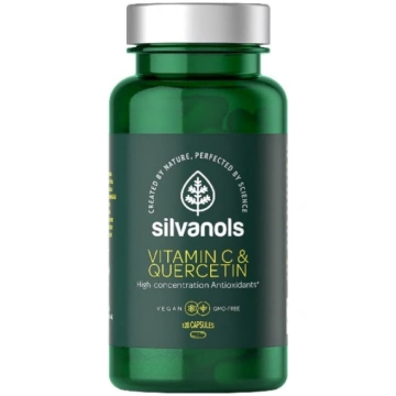 SILVANOLS Vitamin C & Quercetin kapsulas N120