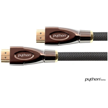 Python HDMI 2.0 Kabel 4K2K Nylongeflecht schwarz 0