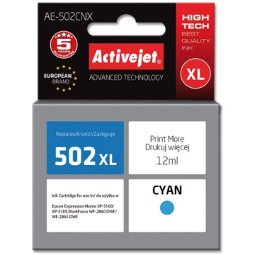 Activejet AE-502CNX (replacement Epson 502XL W2401