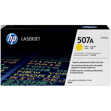 CE402AC Toneris HP 507A Yellow Cartridge
