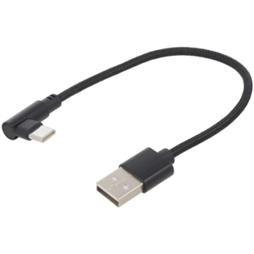 Gembird Angled USB Type-C charging and data cable 