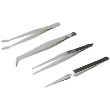 Pincetes komplekts 4gab/iep., FASTER TOOLS 2136