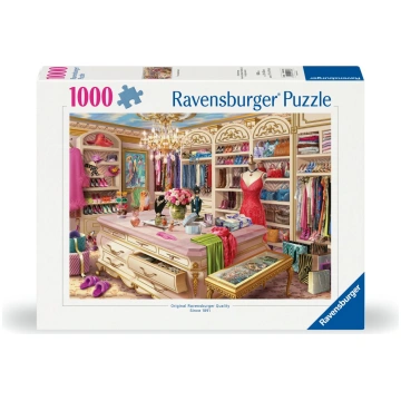 Ravensburger Puzzle 1000 pc Vēlamais drēbju skapis