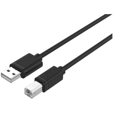 Unitek USB-B 2.0m Melns ( Y C4001GBK ) USB kabelis