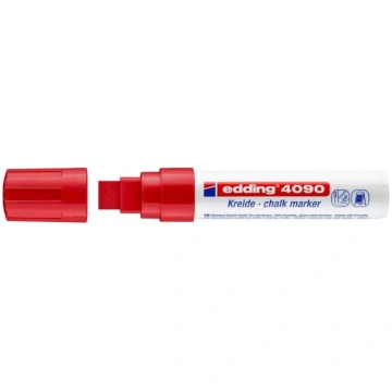 Kreida marķieris Edding 4090 Plakans Sarkans