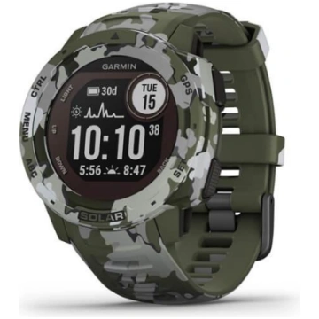 Garmin Instinct Solar Camo Green Watch 26286