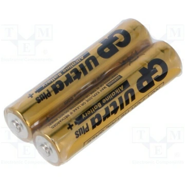 Battery: alkaline; AAA,R3; 1.5V; non-rechargeable;
