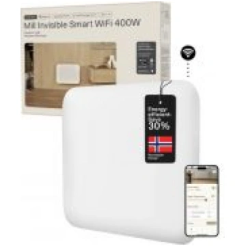 Viedais konvektors Wifi, 400W, 4-6 m², IPX4, balts