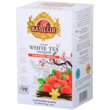 Tēja baltā Basilur Premium White Tea Strawberry & 