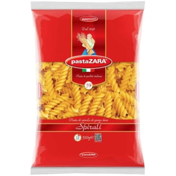 Makaroni spirāles N57 "Pasta Zara" 0.5 kg