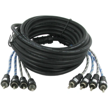 Stereo RCA x 4 cable for amplifier (5,0 m). Connec