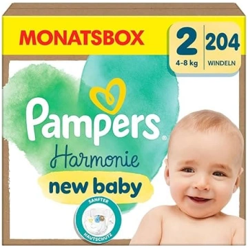 Pampers Harmonie autiņbiksītes 2. izmērs, 204 auti