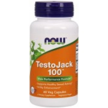 TestoJack 100 - 60 vcaps Now Foods P24224