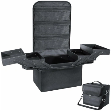 Kosmētikas koferis, melns - cosmetic case, makeup 