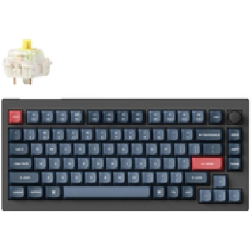 Keychron V1 MAX 75% Banana Switch Black ( V1M D4 )