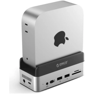 ORICO MiniDock Mac mini M4 Dock ar NVMe SSD korpus