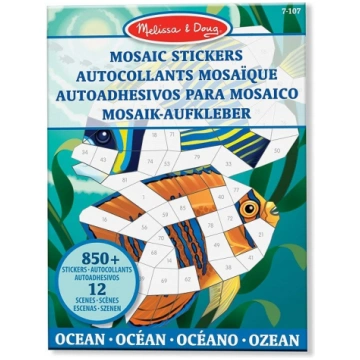 Melissa & Doug Uzlīmju mozaīka pēc cipariņiem 12zī