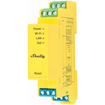 LED strip controller mounted on DIN rail Shelly Pr