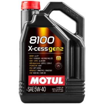MOTUL 8100 X-CESS GEN2 5W40 4L