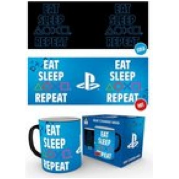 Gb eye PLAYSTATION Eat Sleep Repeat heat change mu