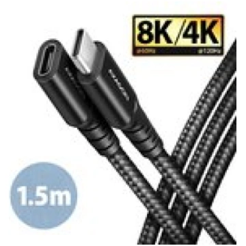 Axagon CABLE USB-C EXTENSION 1.5M/BLACK BUCM32-CF1