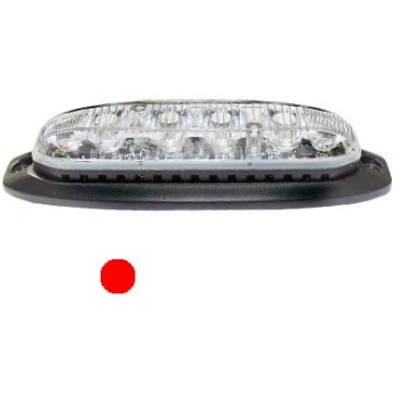 LED horizontāls signāla lukturis, sarkans 90.00 x