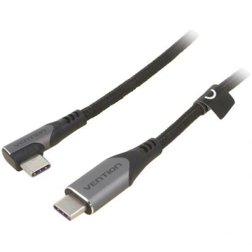 CABLE USB-C TO USB-C R.ANGLE/1M GRAY TAKHF VENTION