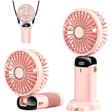 Rokas ventilators, 4200mAh pārnēsājams mini ventil