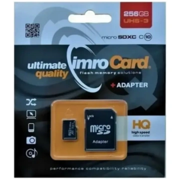 IMRO 256GB microSDXC Class 10 UHS-3 atmiņas karte 
