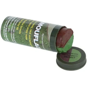 BCB Bushcraft kamuflāžas krēms – 30g – zaļš / brūn