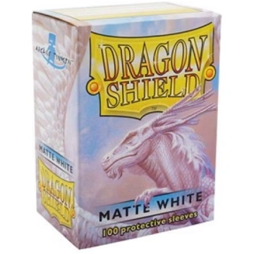 100 Dragon Shield Sleeves - Matte White GS-Gameon