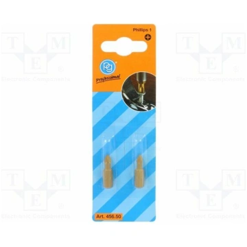 Screwdriver bit; Phillips; PH1; 1/4"; Overall len: