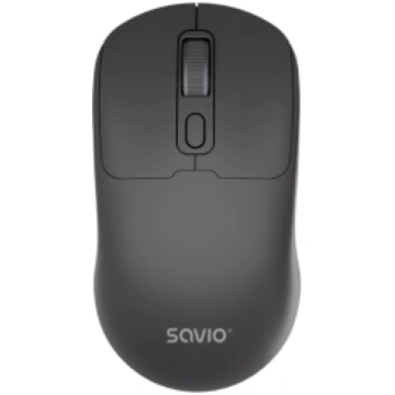 Savio MB-04 Silent USB-C/2.4GHz/BT Black Mouse
