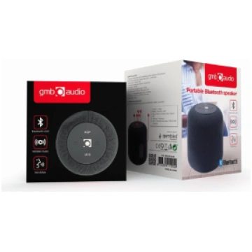 Gembird SPK-BT-15-BK Portable Bluetooth speaker, W