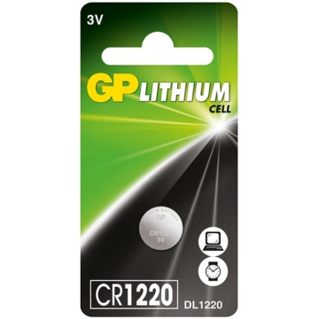 Litija baterija GP GPPBL1220000, CR1220, 3 V