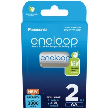 Panasonic eneloop rechargeable battery AA 2000 2BP