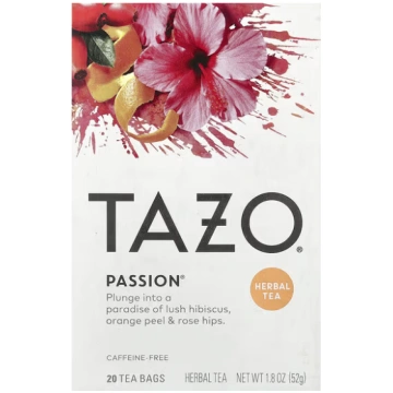 TAZO, Herbal Tea, Passion, Caffeine-Free, 20 Tea B