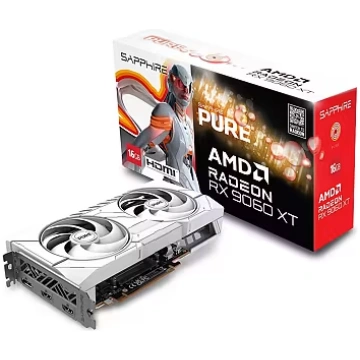 Sapphire Radeon RX 9060 XT, 16GB GDDR6, PURE (1135