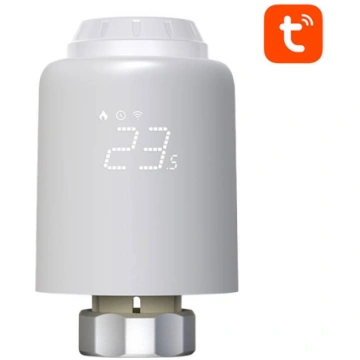 Termostats Avatto TRV07 Zigbee 3.0 TUYA, skrūvēšan