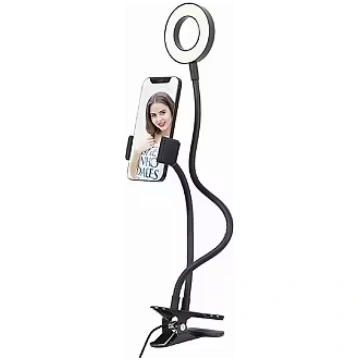 Gembird Selfie ring light with phone holder (LED-R