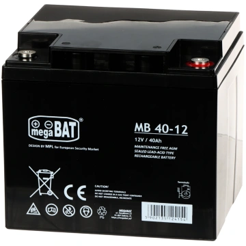 AKUMULATORS 12V/40AH-MB megaBAT