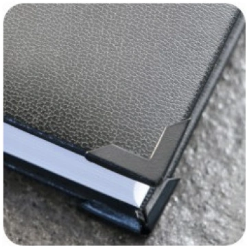Metal corners 16mm black 100 pieces