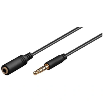 MicroConnect Headphone AND Audio Cable, 2m 3.5mm M