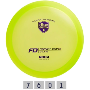 Discomania diskgolfa disks Fairway Driver C-LINE F