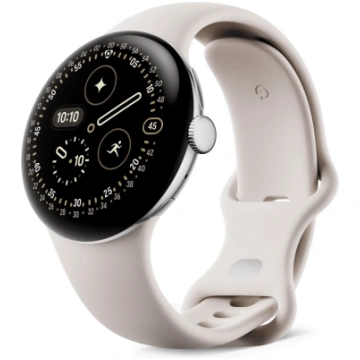 Google Pixel Watch 4, 41 mm, bēša/sudraba - Viedpu