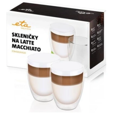 Eta Latte macchiato glāzes ETA418193020, 350ml, 2 