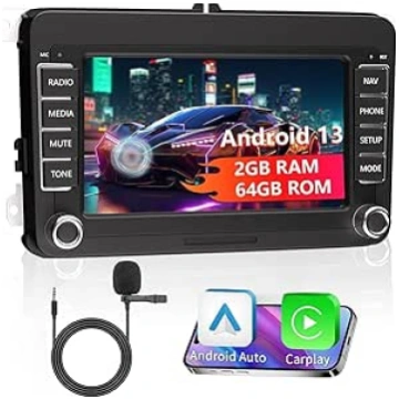Android 13 Autoradio für VW Golf 5 Tiguan Touran P